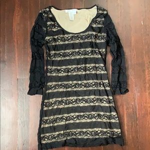 Max Studio Black Lace Top